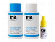 Sada pro ochranu a výživu vlasů K18 Damage Shield + suchý olej proti krepatění vlasů 4 ml zdarma