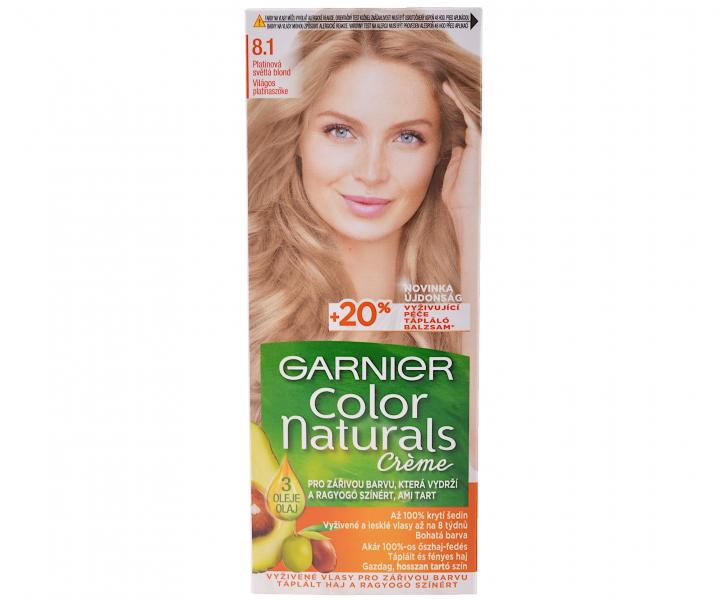 Permanentn barva Garnier Color Naturals 8.1 svtl blond popelav