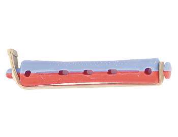Plastové natáčky na trvalou Sibel pr.11mm, 12 ks - modro-červené