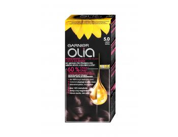 Permanentní olejová barva Garnier Olia 5.0 hnědá