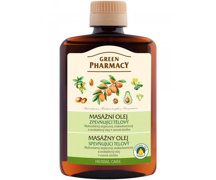 Zpevňující tělový olej Green Pharmacy - 200 ml