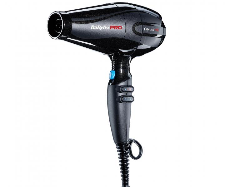 Profesionální fén na vlasy Babyliss PRO Caruso-HQ Ionic - 2400 W - černý