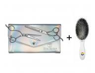 Sada nůžek pro leváky 5,75" a 6,35" Olivia Garden SilkCut Pride Edition + kartáč zdarma