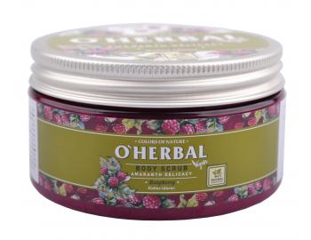 Tělový peeling O'Herbal Amaranth Delicacy - Malina 200 ml