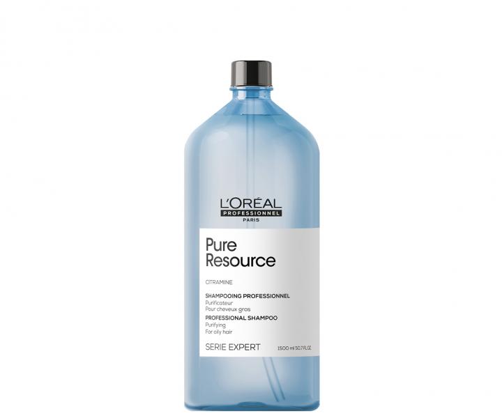 Šampon pro mastící se vlasovou pokožku Loréal Professionnel Serie Expert Pure Resource - 1500 ml