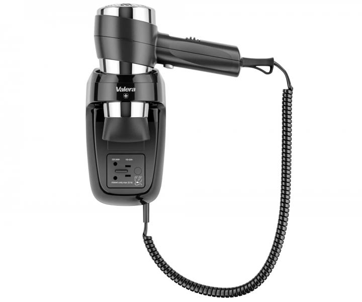 F�n na ze� se z�suvkou pro holic� strojek Valera Action Super Plus 1600 Shaver - 1600 W, �ern�