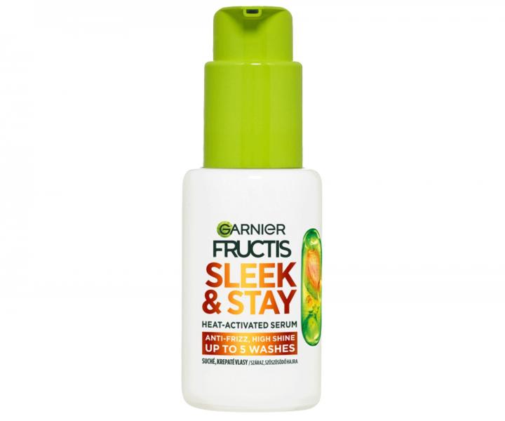 Řada pro uhlazení a lesk suchých a krepatých vlasů Garnier Fructis Keratin Sleek