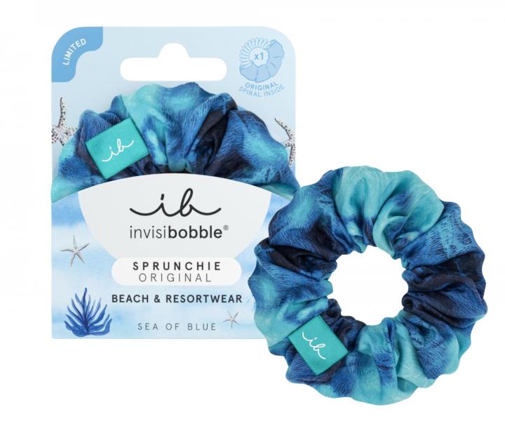 Spirálová gumička do vlasů Invisibobble Sprunchie Bikini Sea of Blues