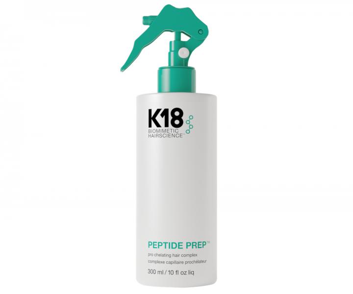 Čisticí sprej na vlasy pro odstranění kovů a minerálů K18 Peptide Prep Pro Chelating Hair Complex - 300 ml