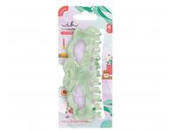 Velký skřipec do vlasů Invisibobble Clipstar L Oasis Matcha Reset - světle zelený s jantarovým designem
