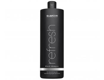�ampon pro udr�en� platinov�ho odst�nu vlas� Subrina Professional Refresh Black Shampoo - 1000 ml