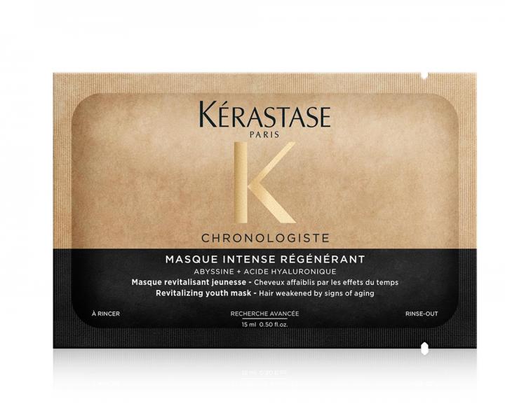Revitaliza�n� hydrata�n� maska pro st�rnouc� vlasy K�rastase Chronologiste Masque Intense R�g�n�rant - 15 ml (bonus)