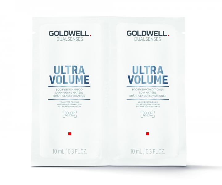 ampon a kondicionr na jemn vlasy Goldwell Ultra Volume - 2x10 ml
