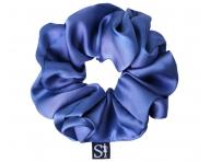 Ozdobn� �ifonov� gumi�ka do vlas� Sister Young Scrunchie Lilu Steel Blue - ocelov� modr�
