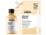 �ampon pro such� a po�kozen� vlasy Lor�al Professionnel Serie Expert Absolut Repair - 300 ml + n�hradn� n�pl� - 500 ml