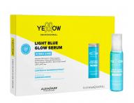 Rozjas�uj�c� s�rum v ampulk�ch pro lesk vlas� Yellow Professional Hydra Care Light Blue Glow Serum - 6x13 ml