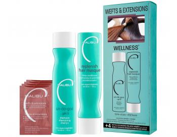 Sada vlasov� p��e o prodlou�en� vlasy Malibu C Wefts & Extensions Wellness