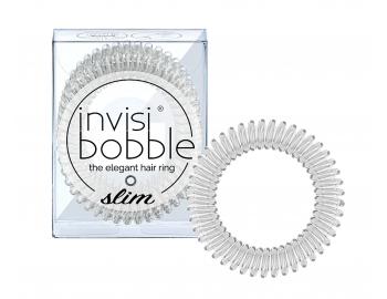 Tenk spirlov gumika do vlas Invisibobble Slim Crystal Clear - ir, 3 ks