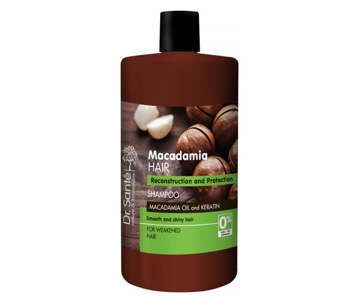 ampon pro rekonstrukci pokozench vlas Dr. Sant Macadamia - 1000 ml