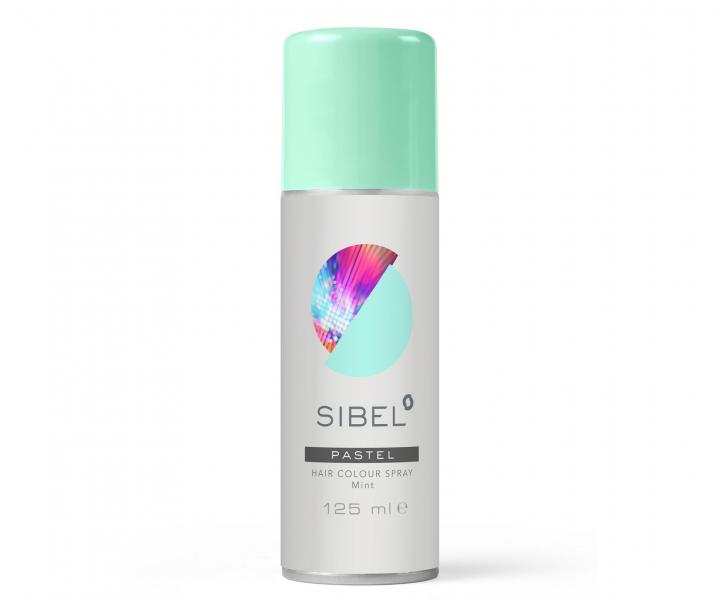 Barevný sprej na vlasy Sibel Hair Colour Pastel - pastelově zelená - 125 ml