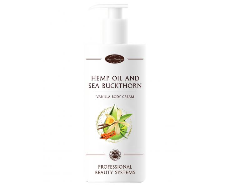 Vanilkový krém na tělo s rakytníkem a konopím Bio Bohemia Vanilla Body - 500 ml - expirace