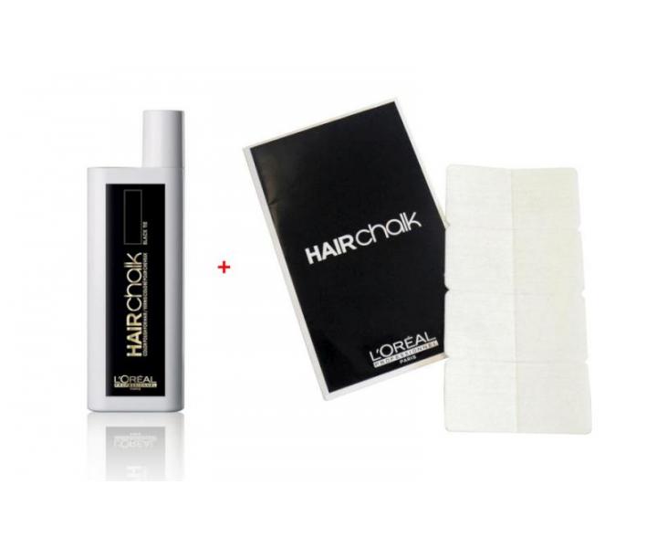 Make-up na vlasy HAIRCHALK Black Tie + zdarma aplikátor (bonus)