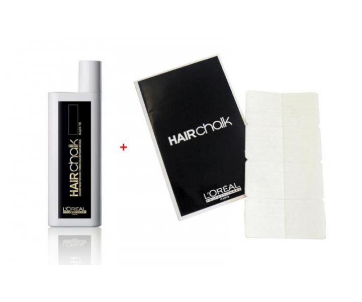 Make-up na vlasy HAIRCHALK Black Tie + zdarma apliktor (bonus)