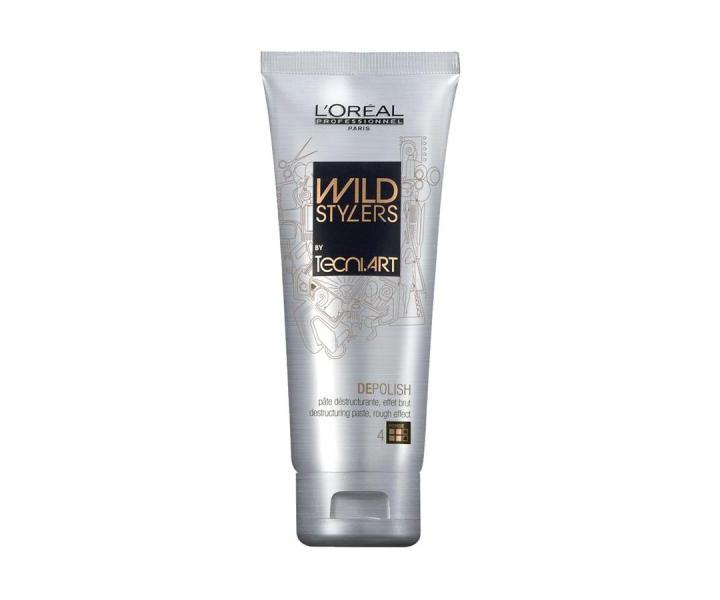 Krémová pasta pro matný efekt Loréal Wild Stylers Depolish - 100 ml