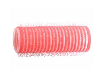 Natáčky na vlasy Duko Velcro pr.21 mm, 6 ks - samodržící, růžové