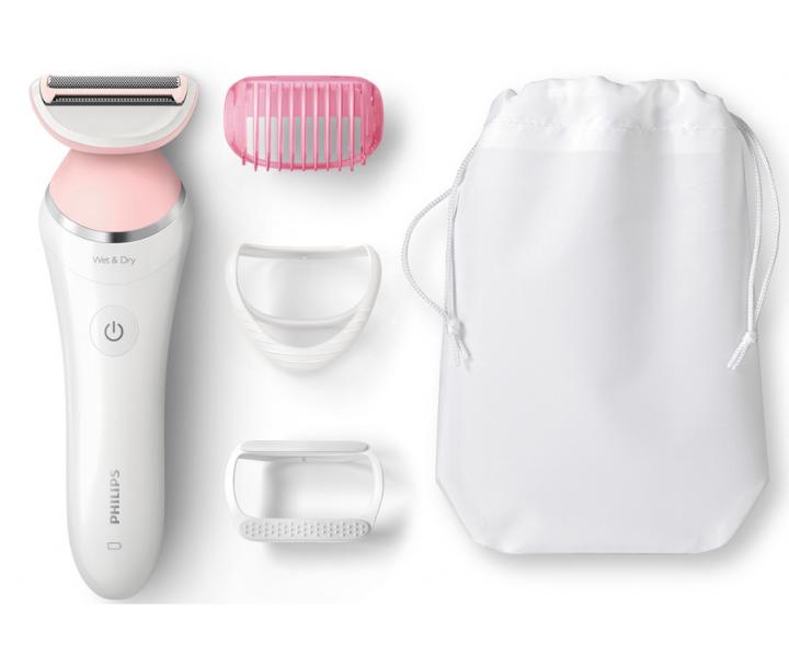 Dámský depilátor Philips BRL140/00 - bílo-růžový - II. jakost - poškozená krabice