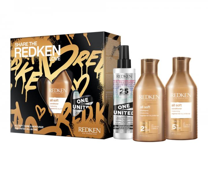 Vyživující dárková sada pro suché a křehké vlasy Redken All Soft