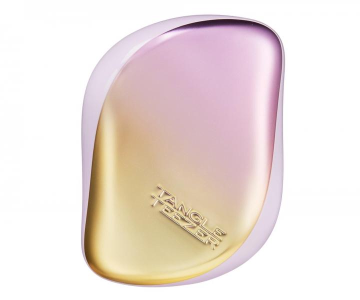 Kartáč na rozčesávání vlasů Tangle Teezer Compact Styler Lilac Yellow - metalický fialovo-žlutý