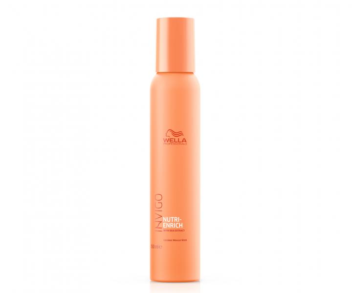 Pěnová maska pro suché vlasy Wella Invigo Nutri Enrich Luscious Mousse Mask - 150 ml