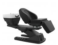 Luxusn� kade�nick� elektricky polohovateln� myc� box s oto�n�m k�eslem SilverFox 6001B - �ern�, b�l� umyvadlo