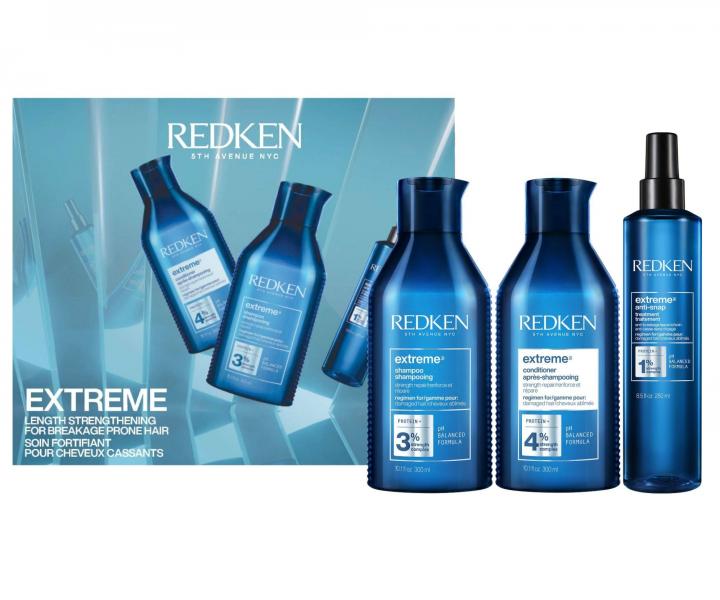 D�rkov� sada pro pos�len� a zpevn�n� po�kozen�ch a zcitliv�l�ch vlas� Redken Extreme Kit