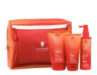 Cestovn� sada pro vlasy nam�han� sluncem Schwarzkopf Professional BC Bonacure Sun Protect + 2 kosmetick� ta�ky zdarma