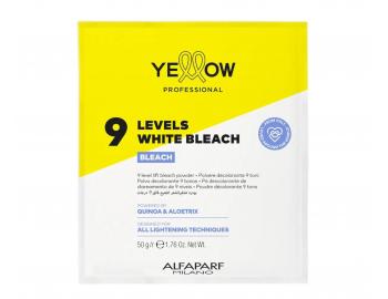 Zesv�tluj�c� pudr Yellow Professional 9 Levels White Bleach - 50 g