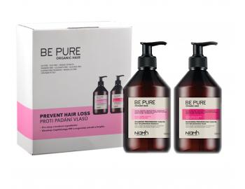 ada proti padn vlas Niamh Be Pure Hair Fall Prevention - drkov sada - ampon + maska