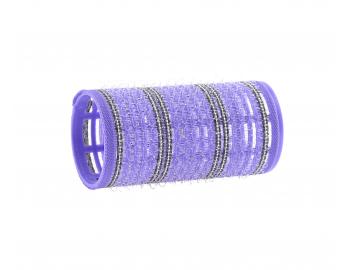 Samodrc natky na vlasy Bellazi Velcro pr. 30 mm - 6 ks, fialov