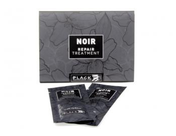 Obnovující šampon a maska Black Noir Repair - 2 x 12 ml