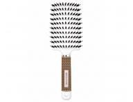 Kart�� na roz�es�v�n� a fouk�n� vlas� s kan��mi a nylonov�mi �t�tinami Sister Young Zoco Hair Brush - b�l�