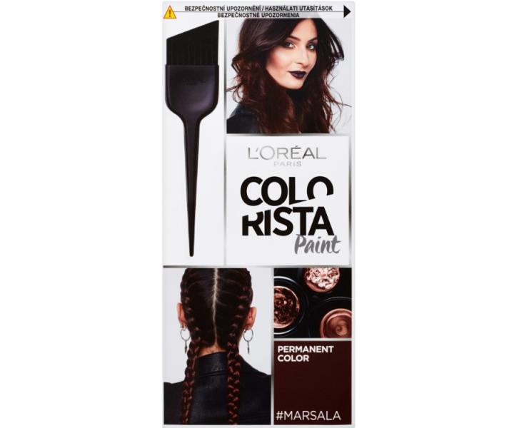 Permanentní barva Loréal Colorista Paint 5.15 Marsala - hnědočervená