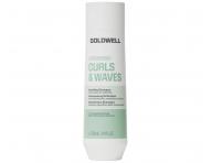 Hydrata�n� �ampon pro vlnit� a kudrnat� vlasy Goldwell Dualsenses Curls & Waves Bundling Shampoo - 250 ml