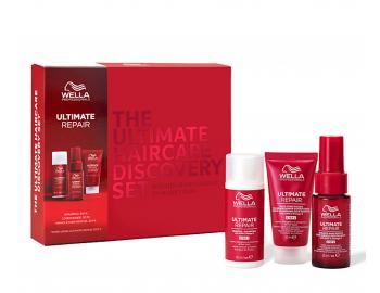 Drkov cestovn sada pro pokozen vlasy Wella Professionals Ultimate Repair Discovery Set