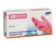 Nitrilov� rukavice SD Glove Nitrile Examination Gloves 100 ks - r��ov�