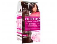 Peliv bez amoniaku Loral Casting Crme Gloss - 412 ledov kakao