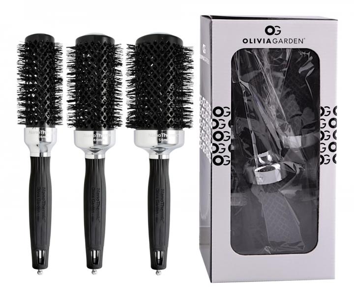 D�rkov� sada kulat�ch kart��� na vlasy Olivia Garden Eclipse Nanothermic Thermal
