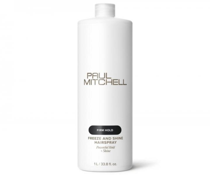 Lak na vlasy bez aerosolu se silnou fixac� Paul Mitchell Firm Hold Freeze and Shine Hairspray - 1000 ml, n�hradn� n�pl�