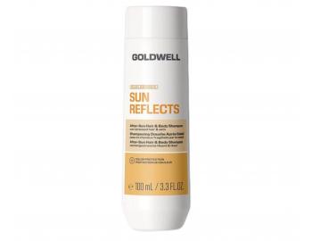 �ampon a sprchov� gel na vlasy a t�lo vystaven� slunci Goldwell Dualsenses Sun Reflects After-Sun Hair & Body Shampoo - 100 ml