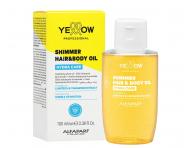 Lehk� rozjas�uj�c� hydrata�n� olej na vlasy a t�lo Yellow Professional Hydra Care Shimmer Hair&Body Oil - 100 ml